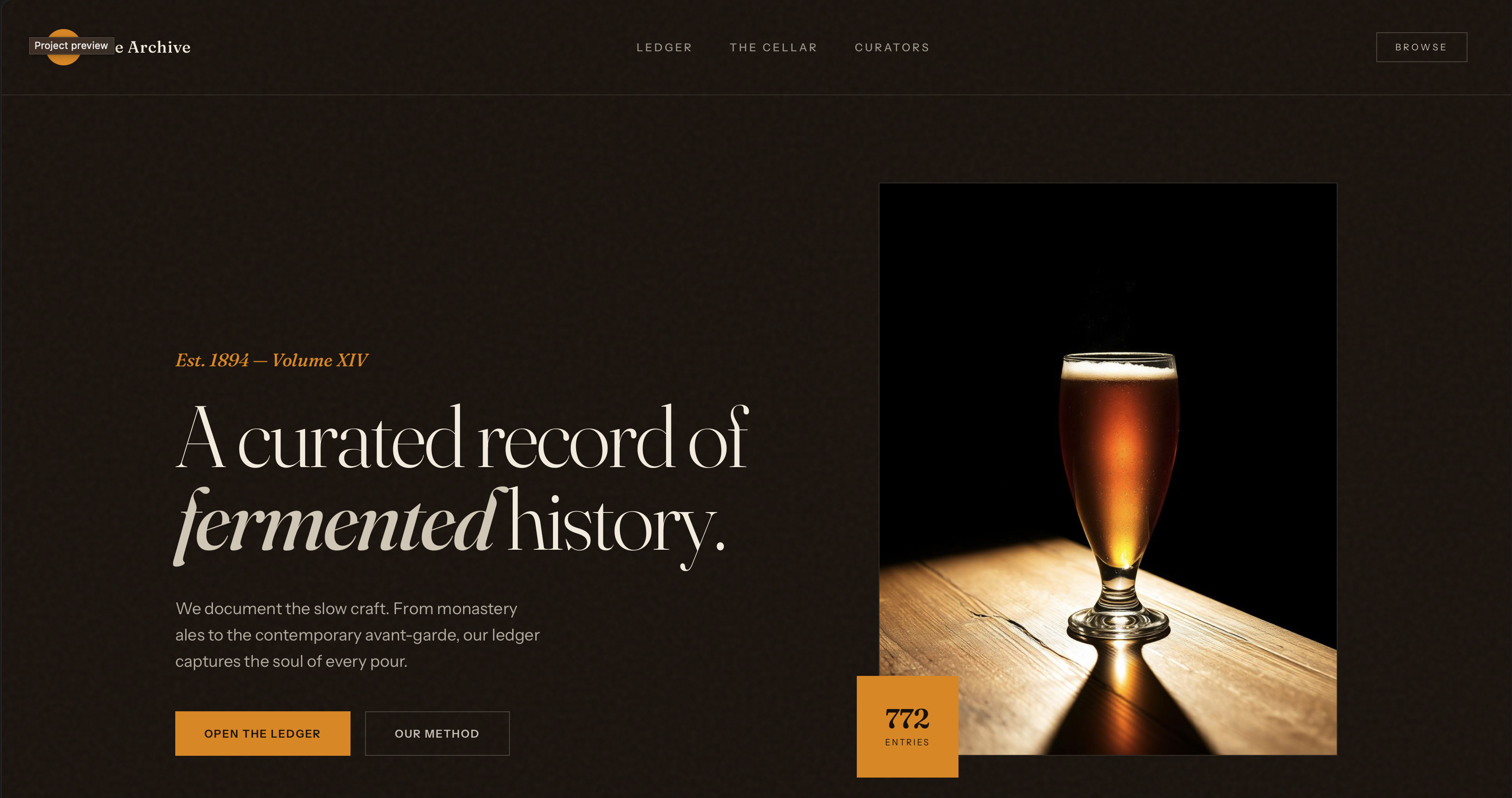 The Beer Archive screenshot